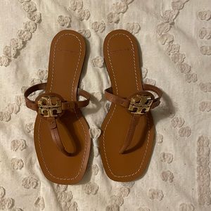 Tory Burch Mini Miller Leather Sandals